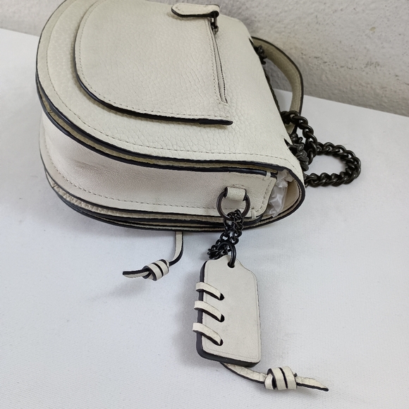 Coach Rip n Repair Shadow Crossbody 36976 Parchment Leather, Black Copper in EUC - Picture 6 of 12